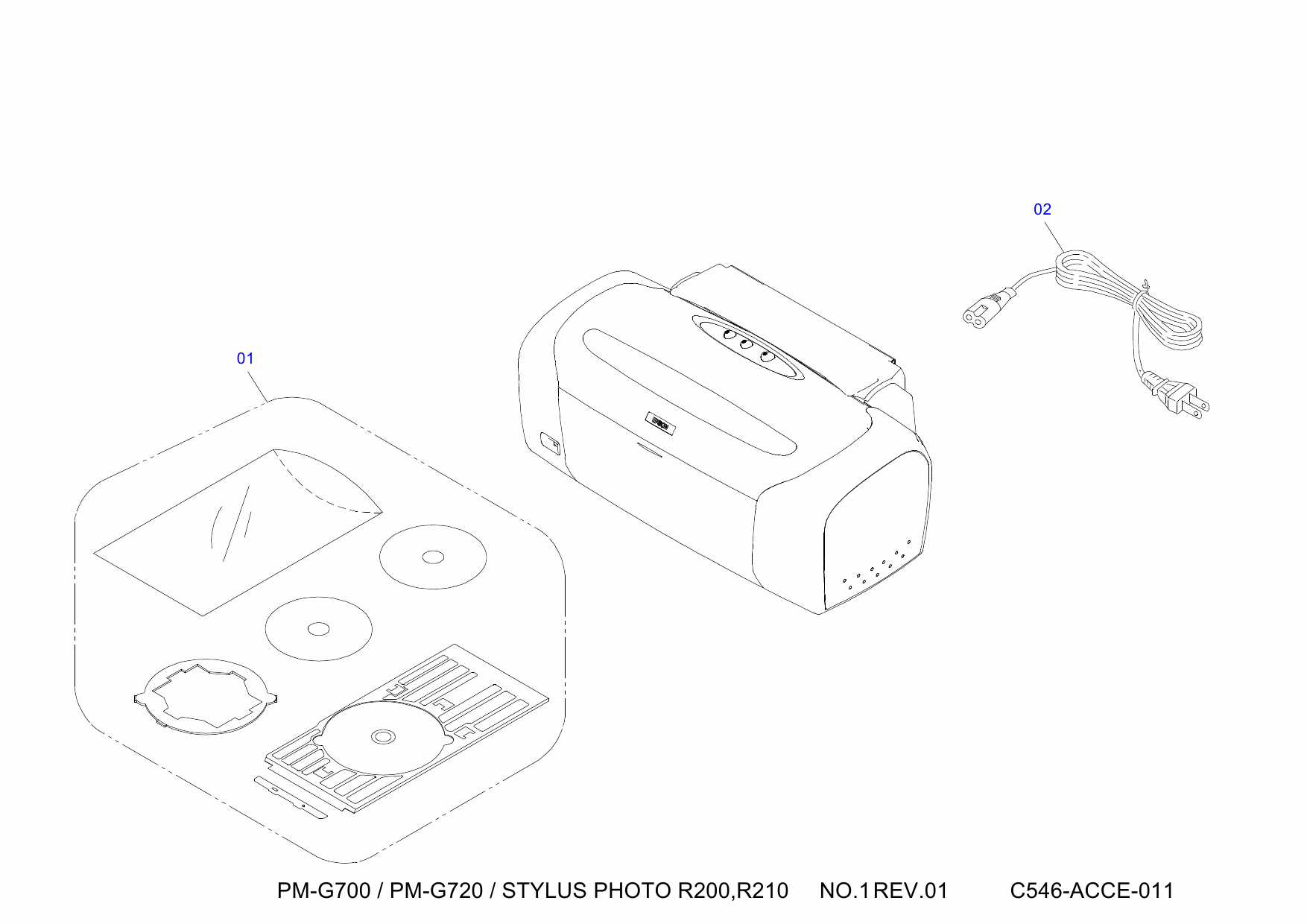 EPSON StylusPhoto R200 R210 Parts Manual-5